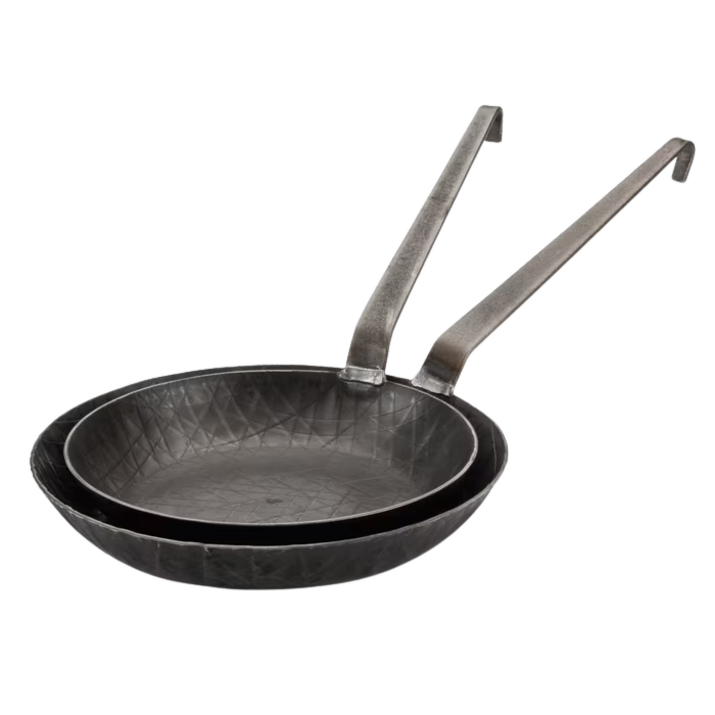 Turk Wrought Iron Frying Pan With High Rim