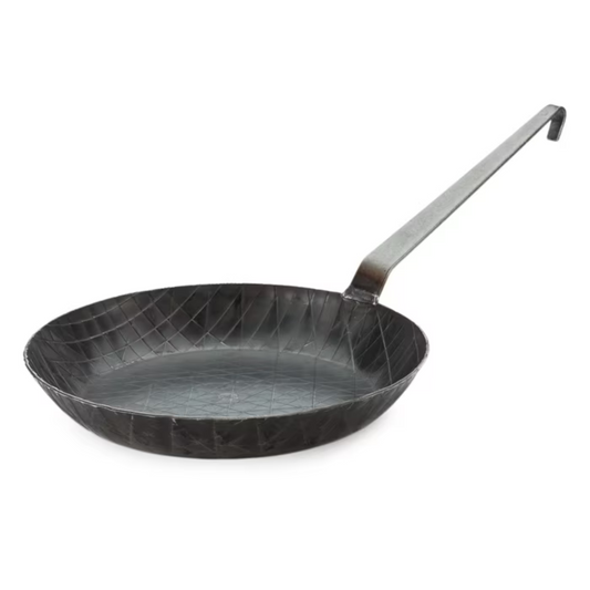 Turk Wrought Iron Frying Pan With High Rim