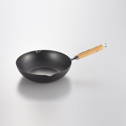 COOK-PAL Carbon Steel Deep Fry Pan