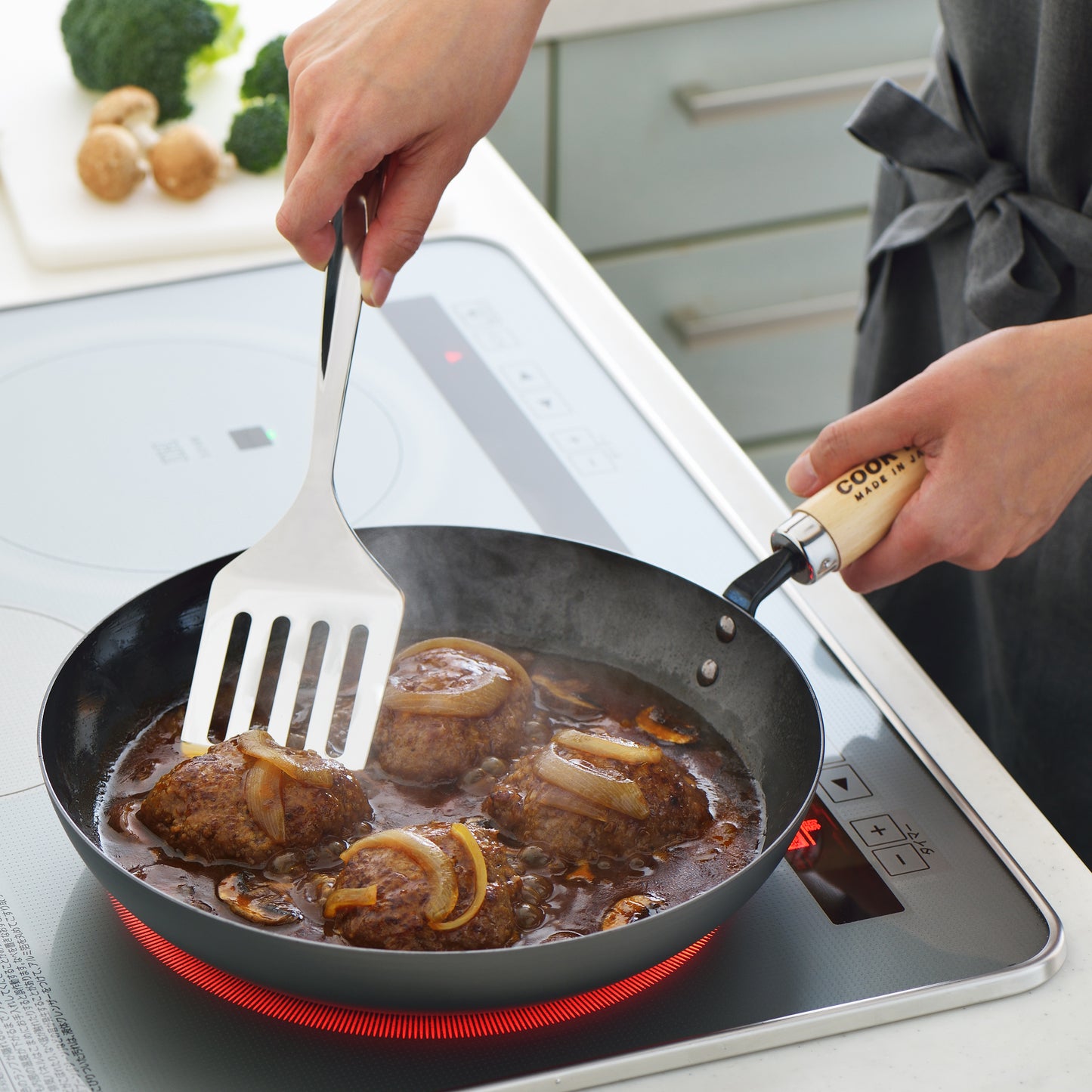 COOK-PAL Carbon Steel Fry Pan